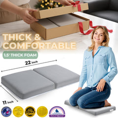 Toodly elbow rest memory foam closeup, provides supportive elbow relief.