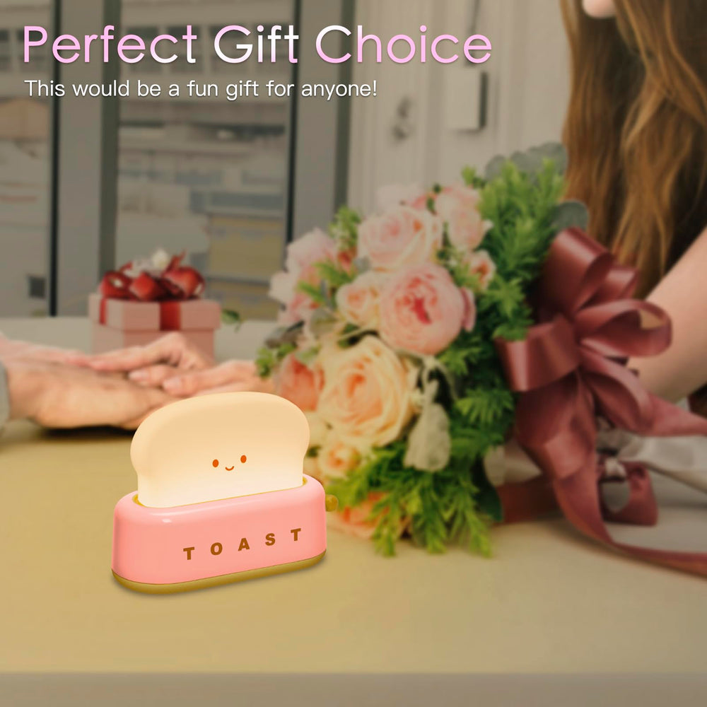 TOOGE Cute Toast Lamp gift-ready packaging suitable for gifting.