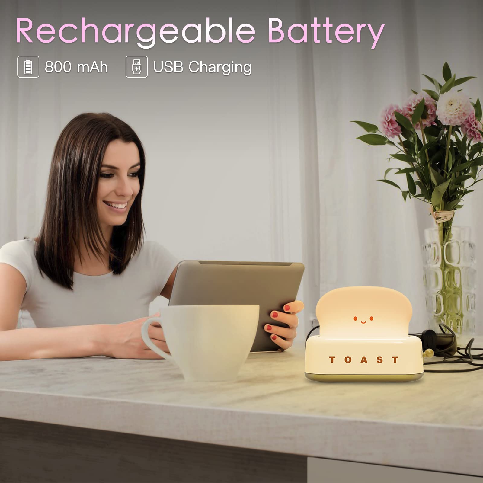 TOOGE toast lamp makes a thoughtful gift for kids, teens, and adults.