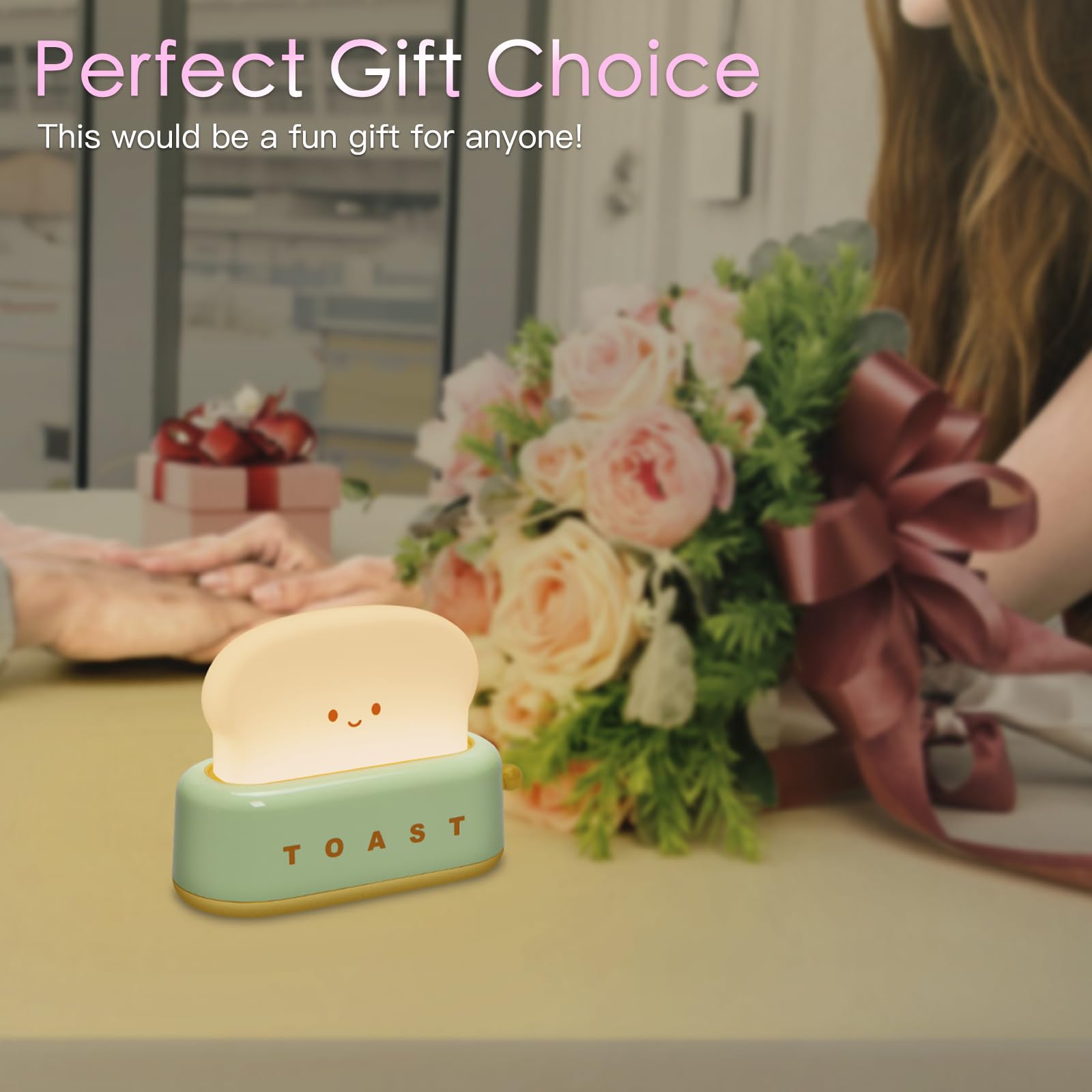 TOOGE gift idea for friends and family; adorable bedside lamp