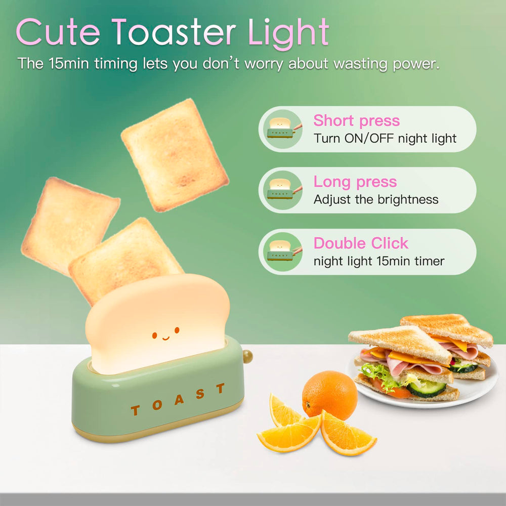 TOOGE small desk lamp with smile face provides cozy night lighting