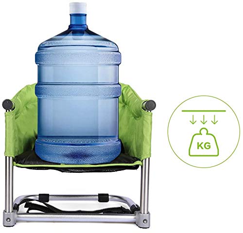 Toogel booster seat attached to a kitchen chair for convenient feeding.
