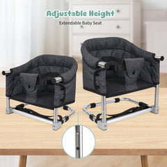 Toogel booster seat with travel bag ready for trips and outings.