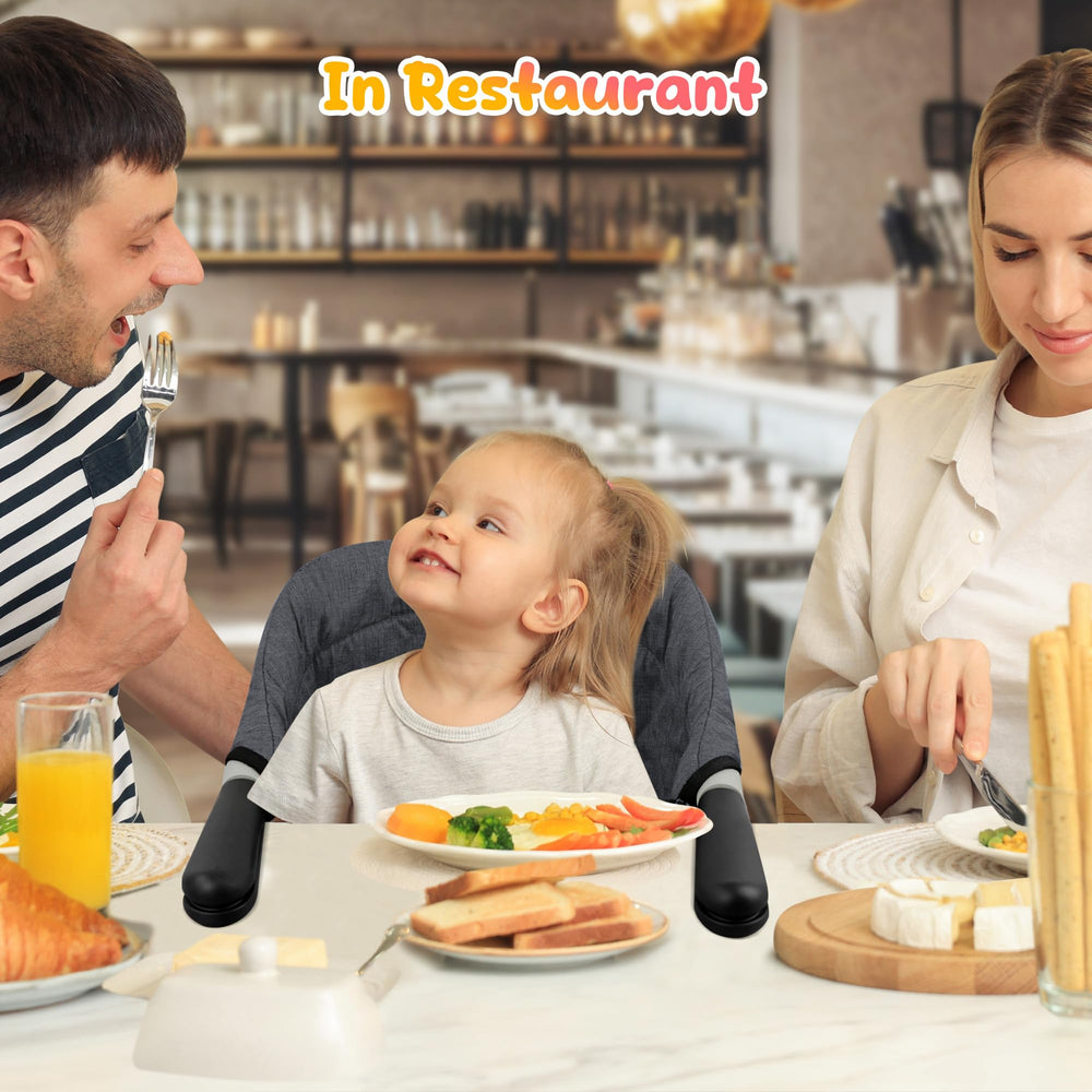 Toogel Hook on High Chair BPA-free materials for safety.