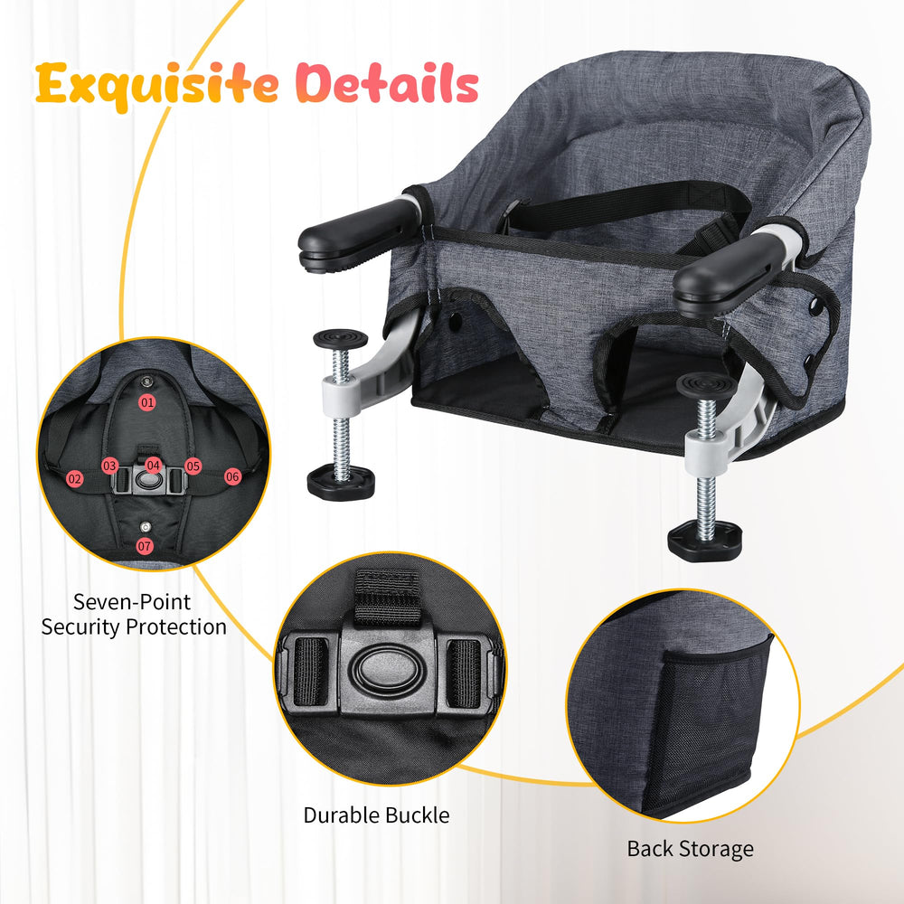 Fits most tables up to 4.72 inches thick for versatile use.
