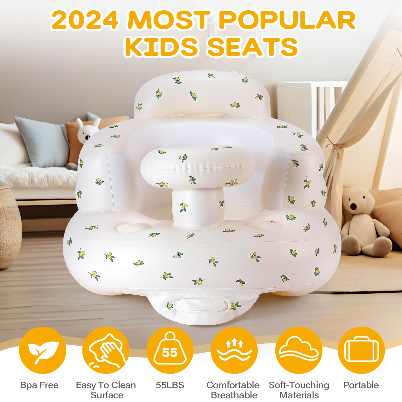 Tooktro seat is versatile for beach, home meals, and camping outings.