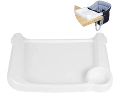 TOONOON clip-on high chair tray compatible for easier meals.