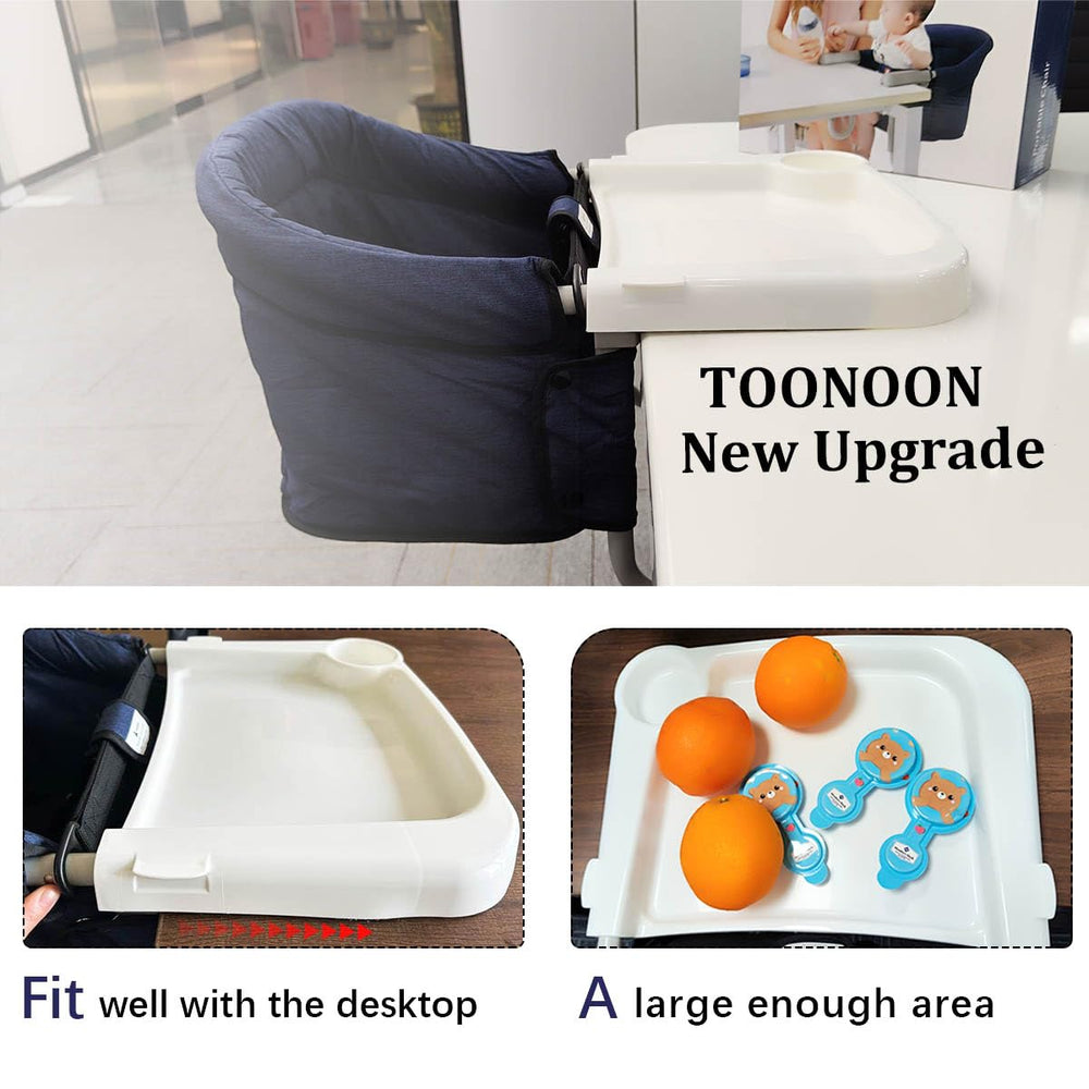 TOONOON easy clean surface wipes down quickly after meals.