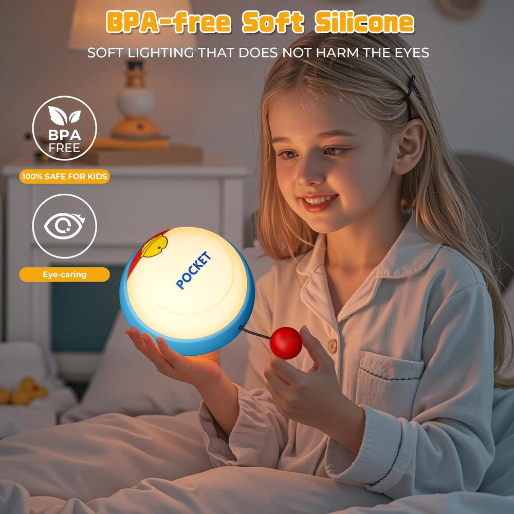 TOPBSTAO Night Light in kid’s room decor providing gentle ambient lighting