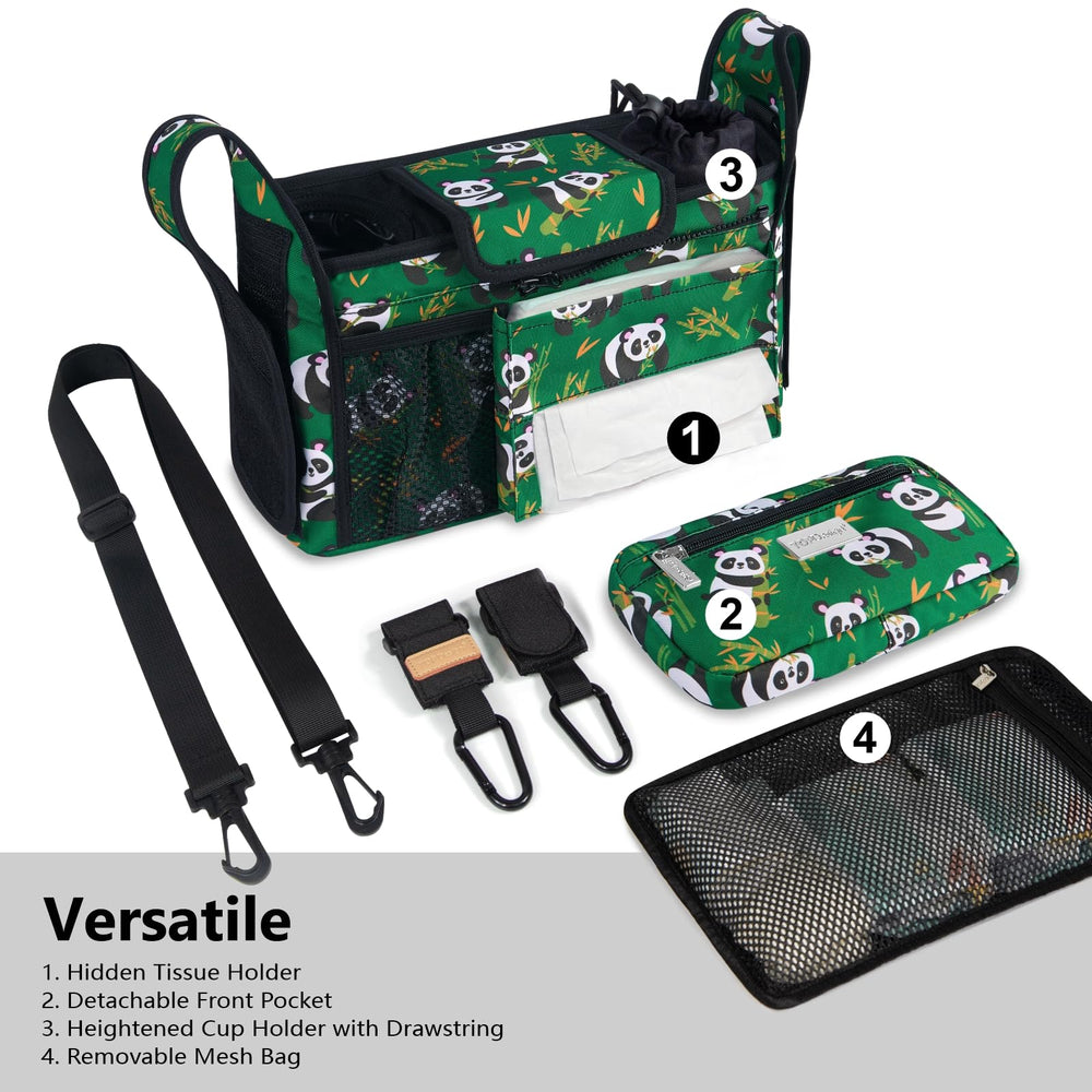 TopDesign detachable mesh bag for diapers and clothes, machine washable.