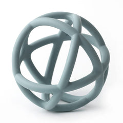 TOPGOMES Teether Ball closeup shows soft silicone for gentle teething.