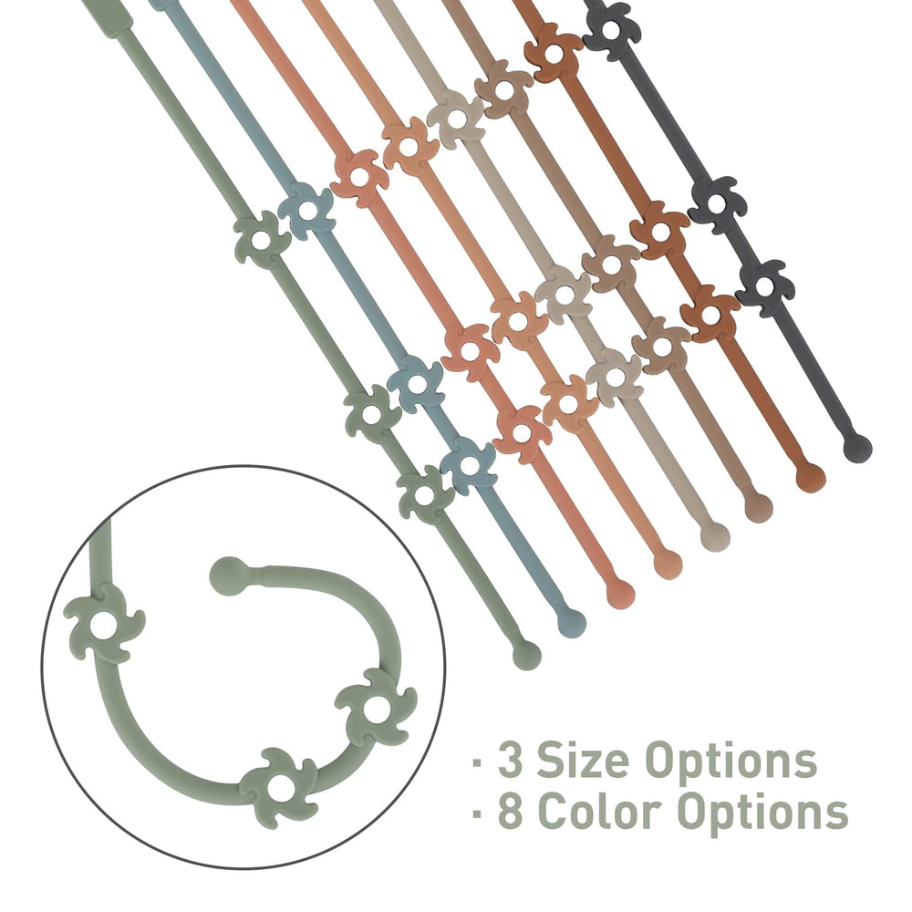 TOPGOMES two-pack clay and dark grey colorways for quick pairing