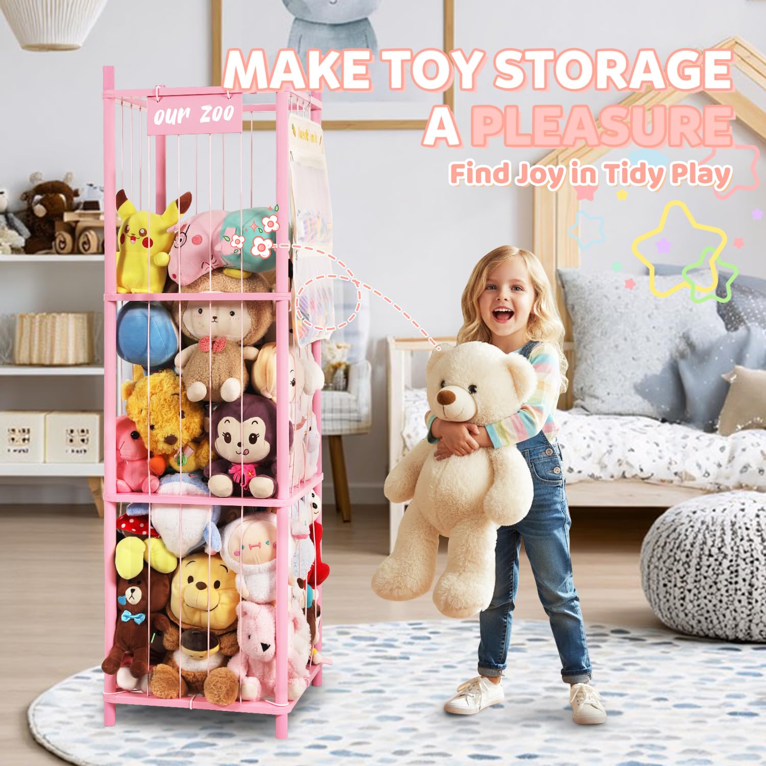 TOPHDY gift-ready storage organizer suitable for kids' rooms
