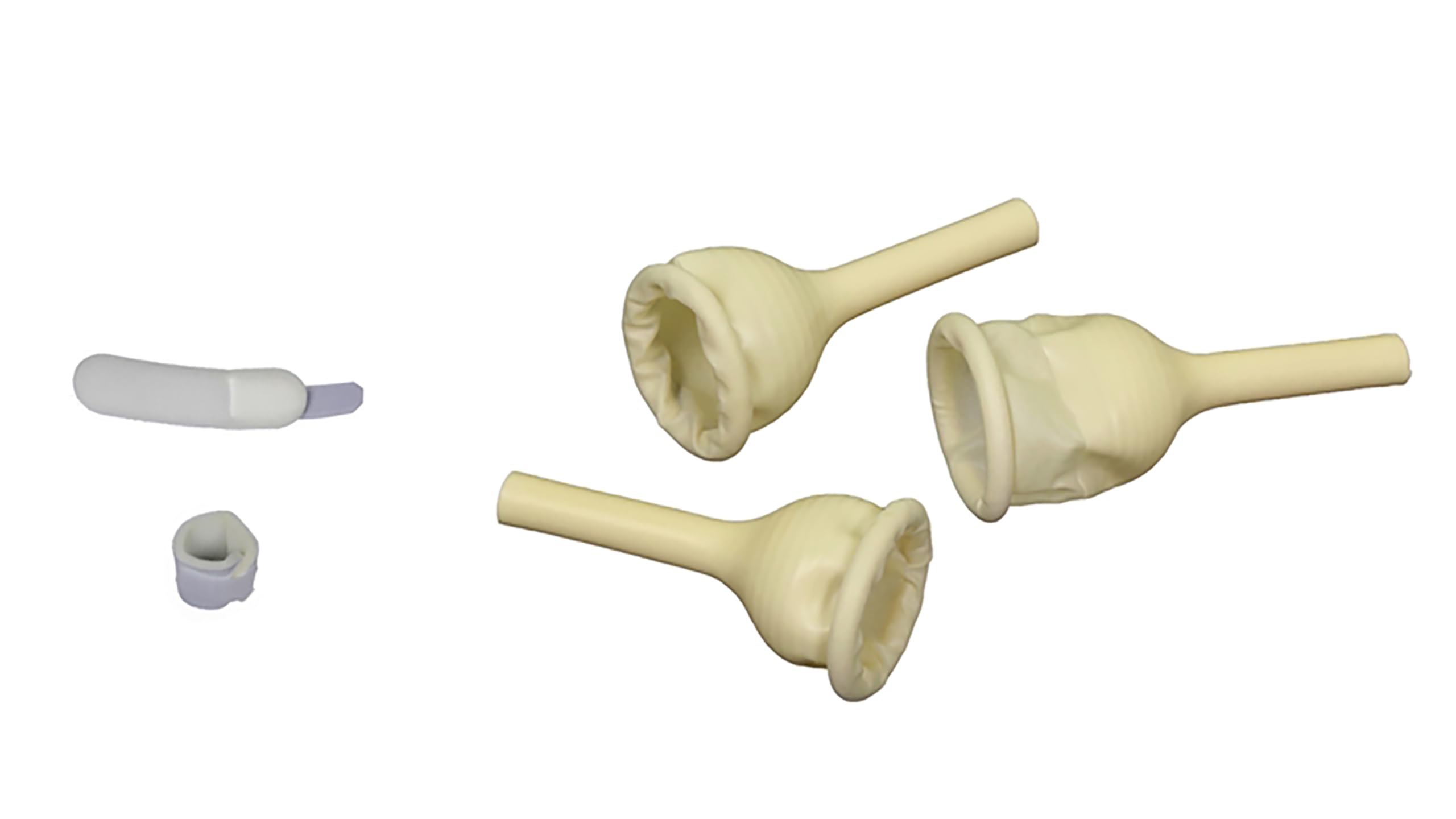 Topmed ETS rubber urinal bag front view for discreet incontinence management