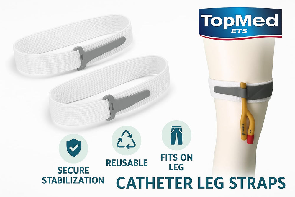 TopMed ETS adjustable Velcro closure adapts to any thigh size.