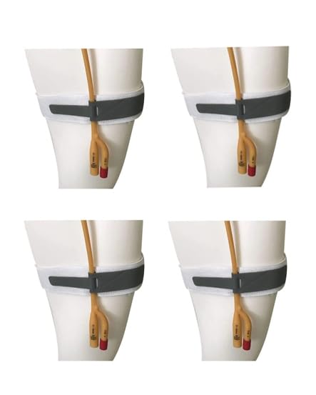 TopMed ETS catheter securing strap with anti-slip silicone grip keeps tubing steady during movement.