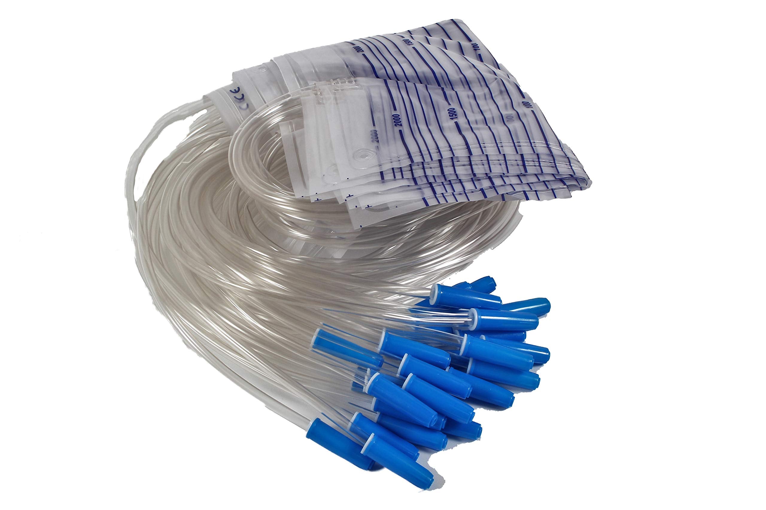 TOPMED ETS urinary drainage bag with anti-reflux chamber for secure urine collection