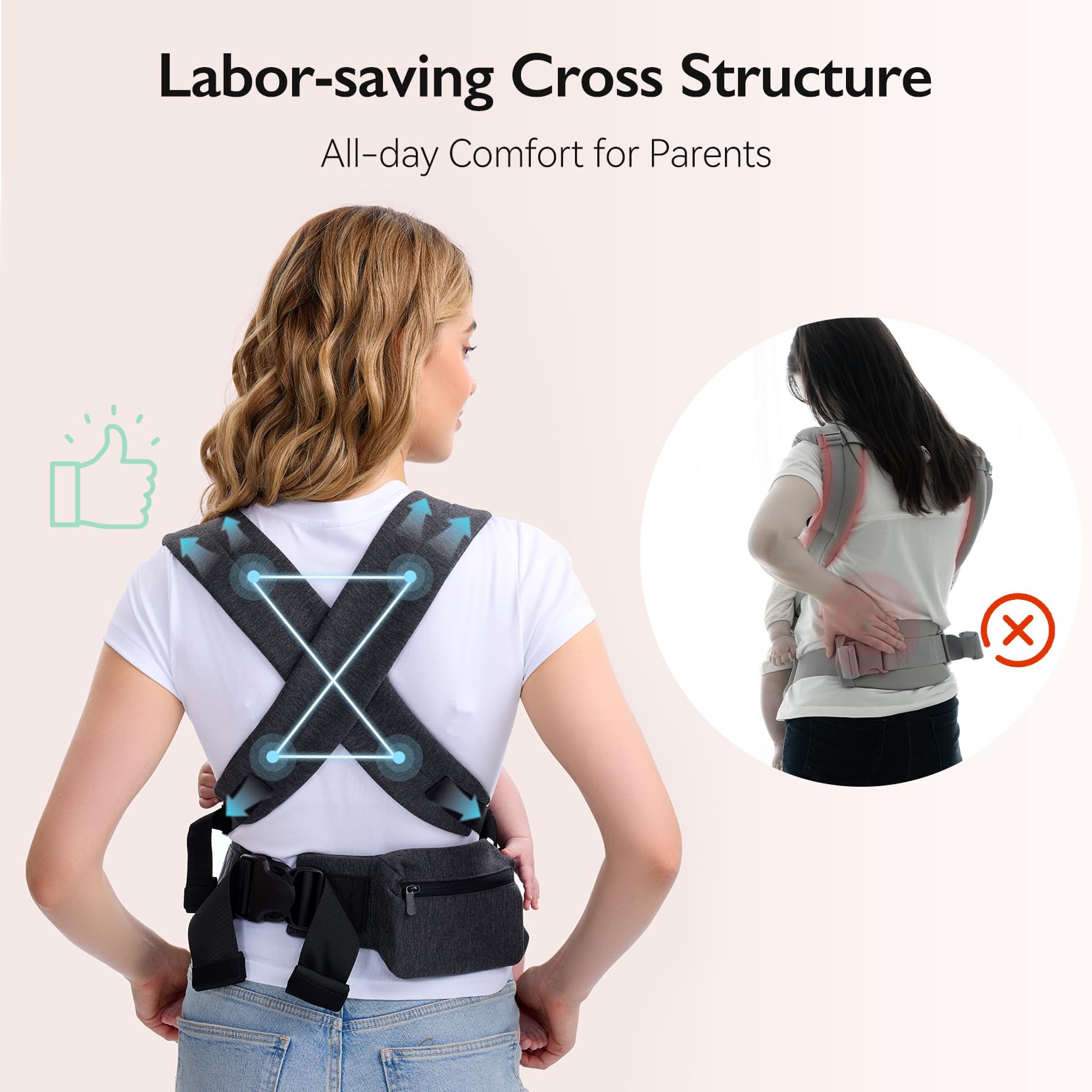 Topmeta baby wrap designed for daily use during errands and routines