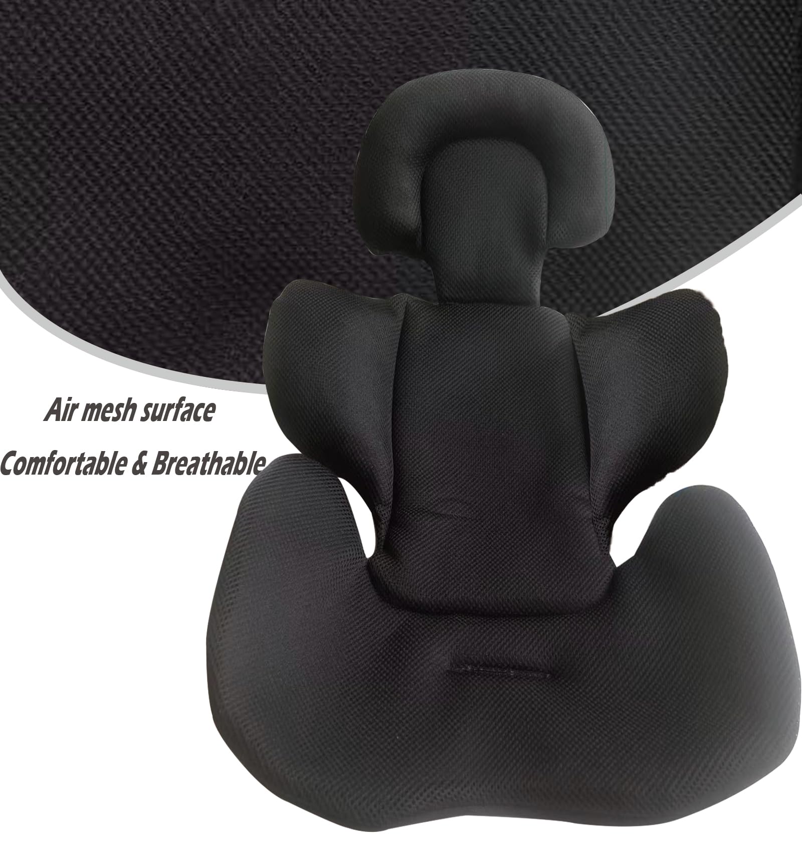 TOPOQ universal seat liner fits strollers and car seats for a snug, secure ride.