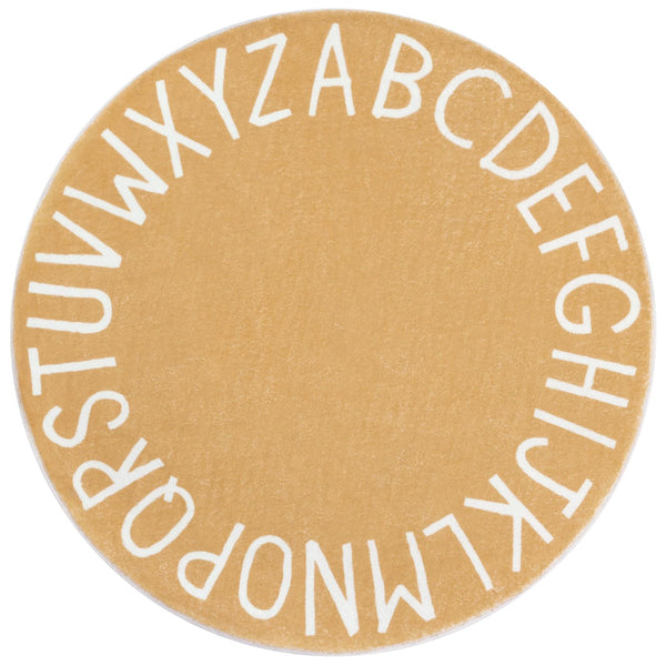 Topotdor Alphabet Round Rug for learning letters in a cozy space.