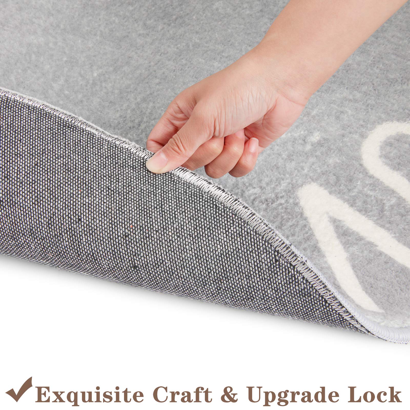 Topotdor alphabet rug design supports playful literacy moments during play.