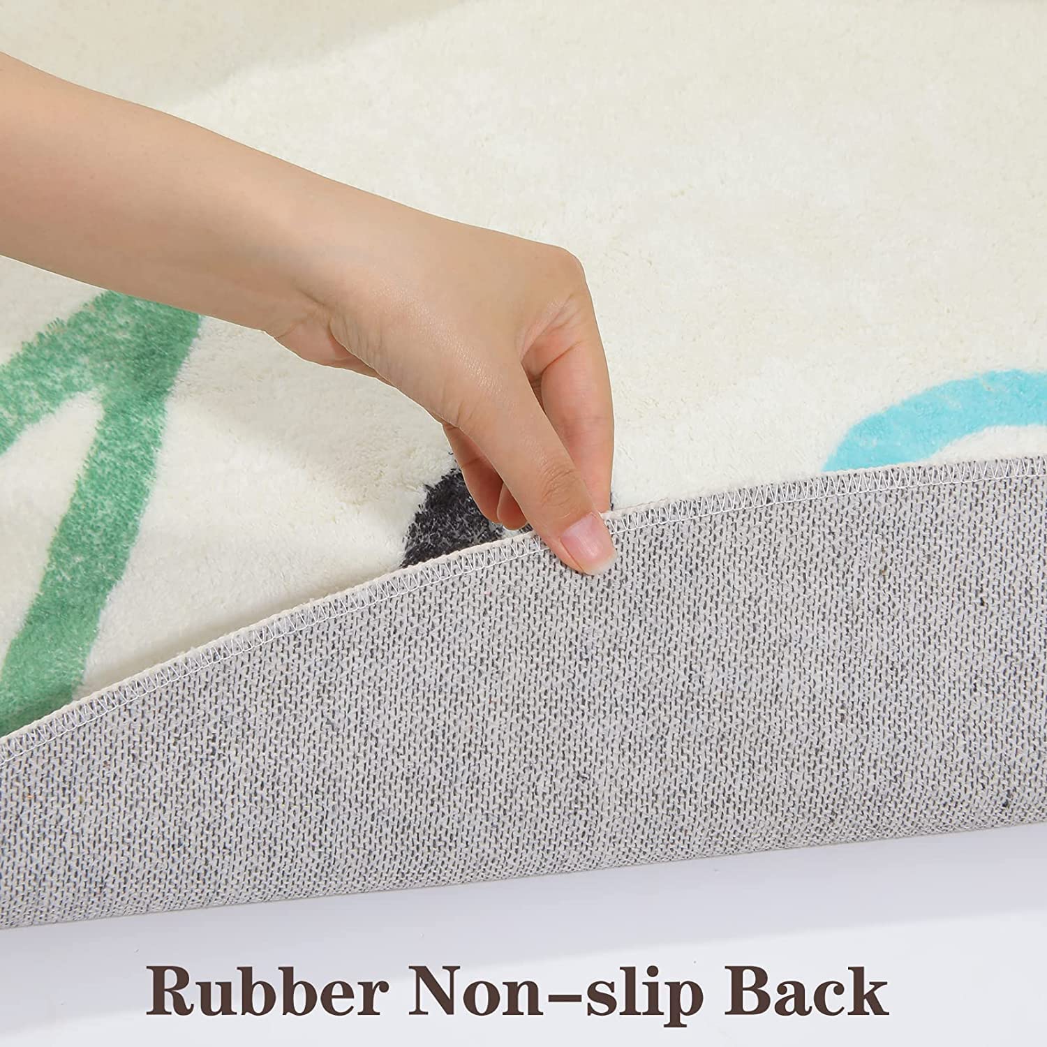 Topotdor plush play mat cushions knees during active floor time.