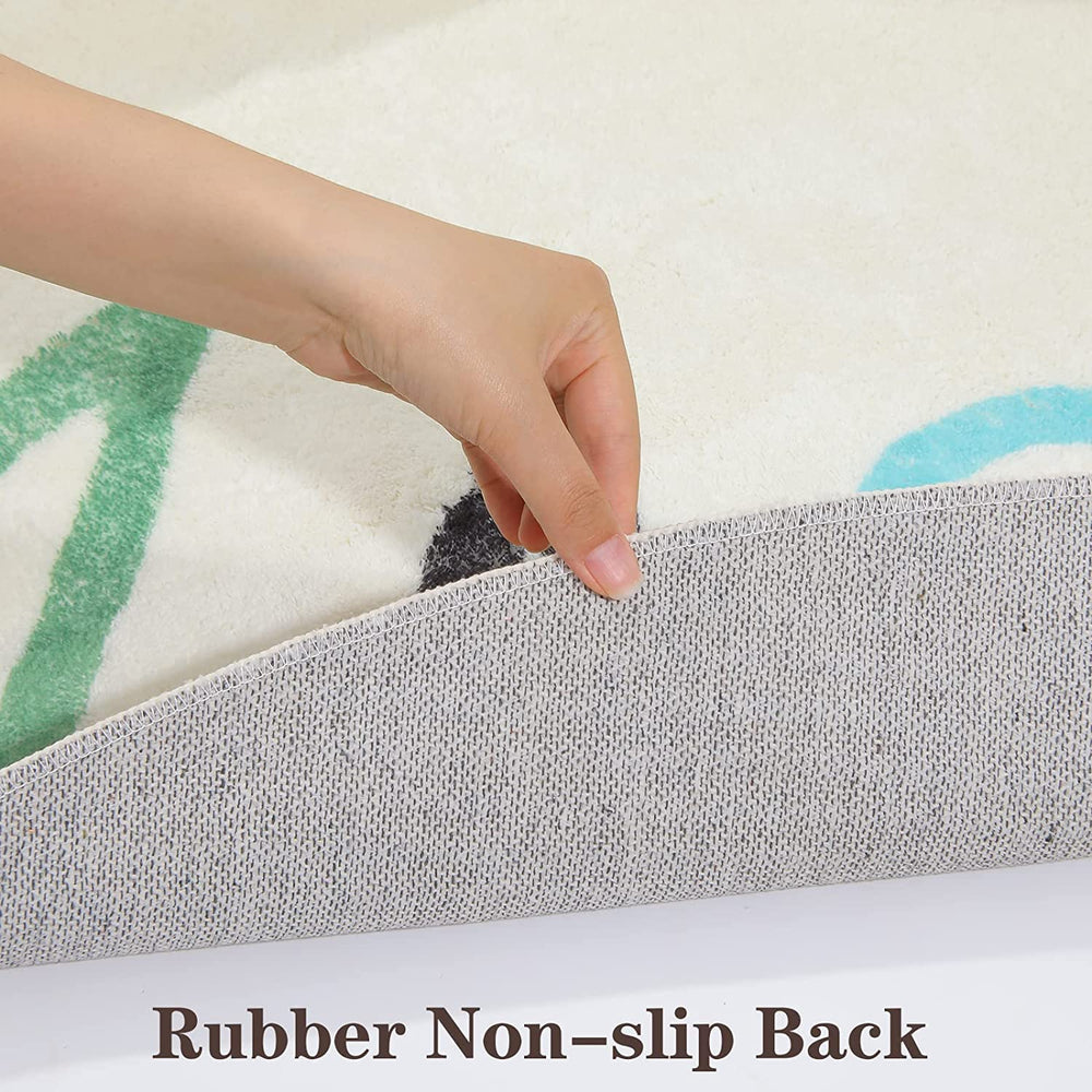 Topotdor plush play mat cushions knees during active floor time.