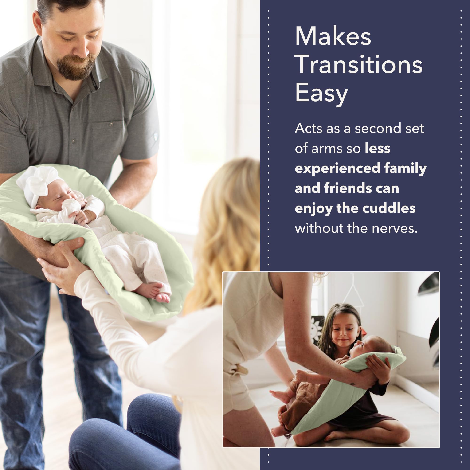 Topponcino Company newborn nursing pillow blends Montessori design with versatile support.