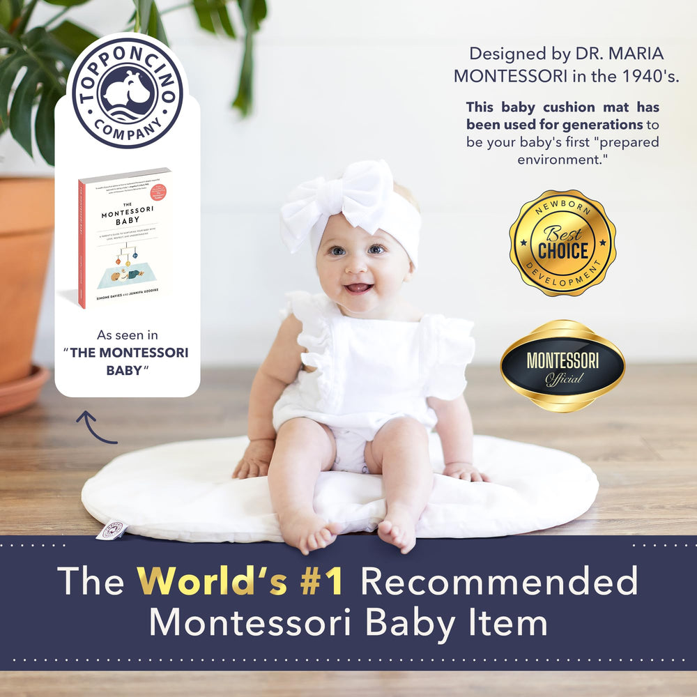 Topponcino tummy time mat creates safe play moments.