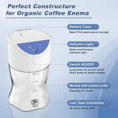 TopQuaFocus BPA-free medical-grade materials ensure safe enema sessions.