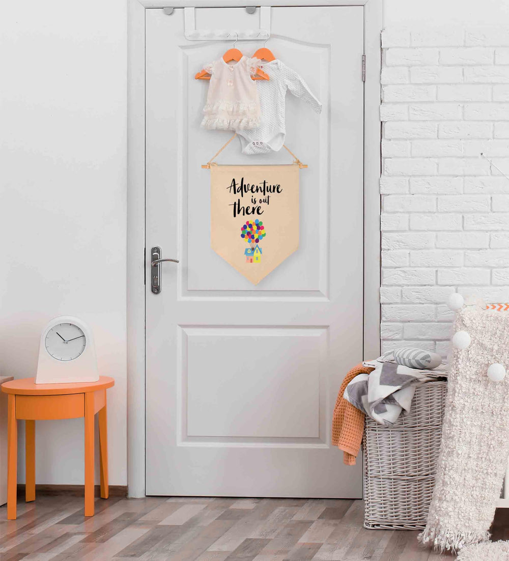 Topthink Baby room banner flag canvas for gentle, playful ambiance.