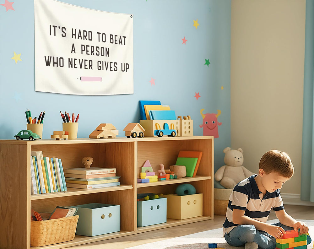 Topthink baby room banner makes a thoughtful gift and wall art option.