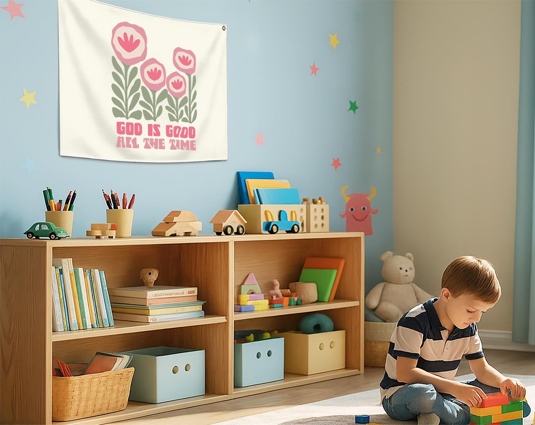 Topthink Bible Verse Banner makes a thoughtful gift for baby showers or birthdays