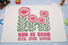 Topthink Bible Verse Banner rectangle flag adds gentle inspiration to the nursery