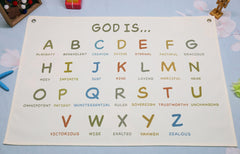 Topthink Bible verse rectangle banner for nursery decor with inspiring scripture
