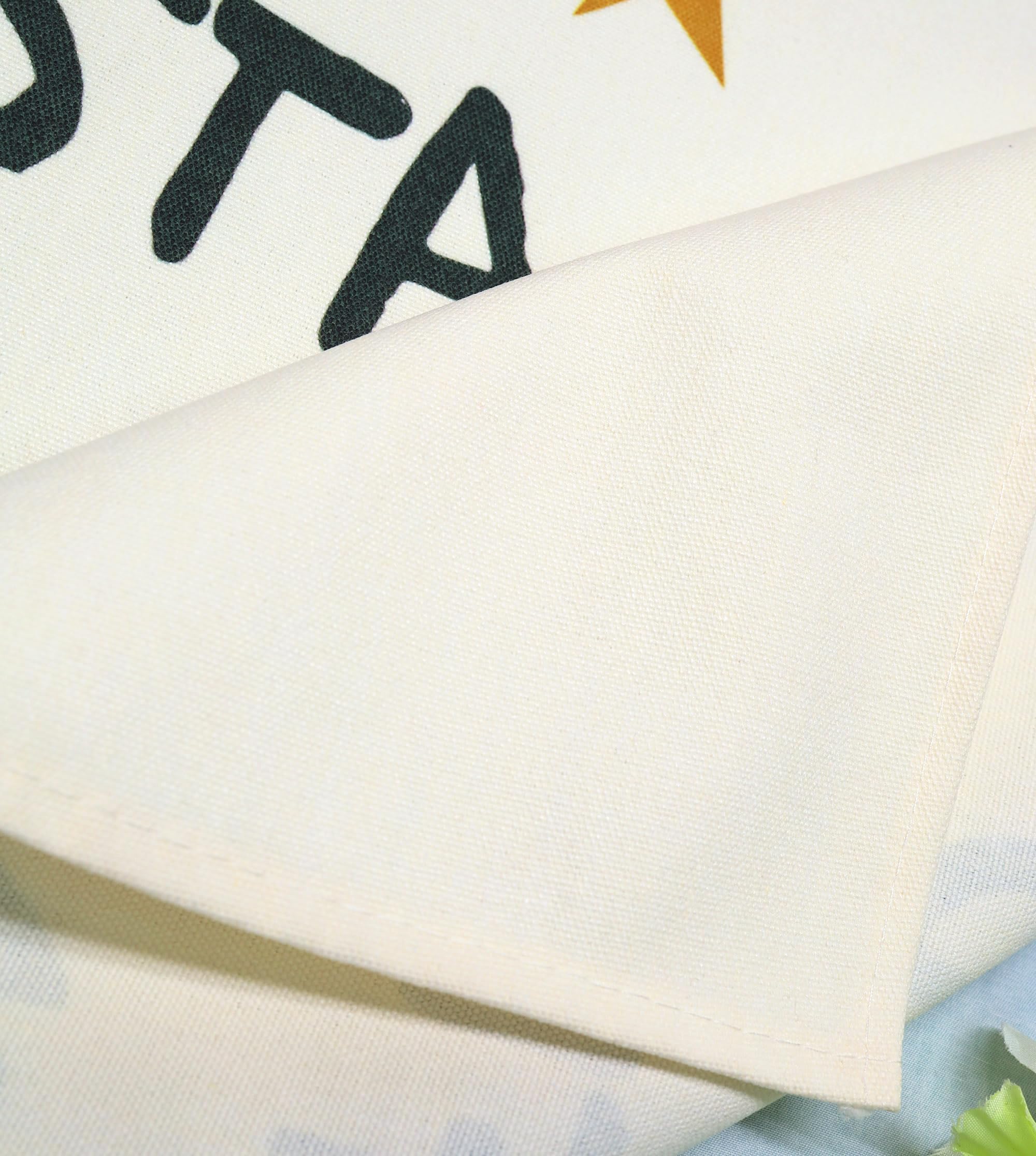 Topthink Boho banner decor enhances cafe or hotel ambiance with beige fabric.