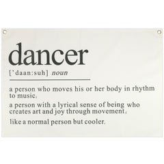 Topthink Dancer Definition gift idea banner for dancers and celebrations.