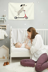 Topthink nursery beige banner complements baby room decor and style