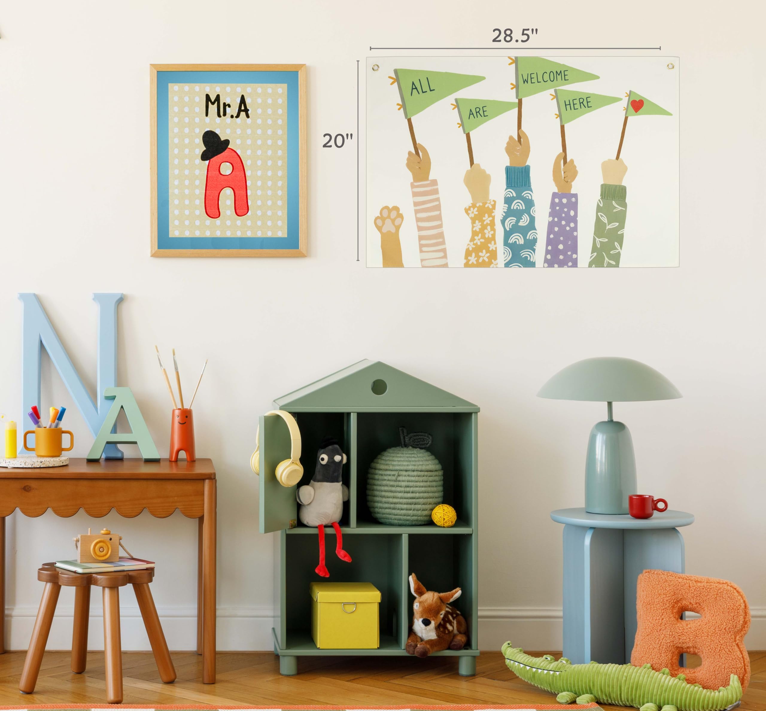 Topthink wall decor banner suitable for classrooms, nurseries, and reading corners