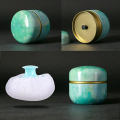 Topwon powder case with middle insert showing adjustable capacity.