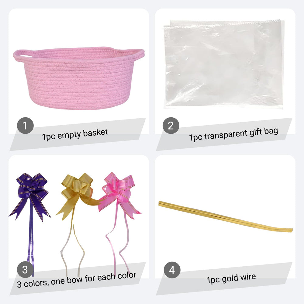 TORMAYS HOME cotton rope storage bin in white keeps nursery essentials organized.