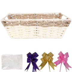 TORMAYS HOME handwoven gift basket for versatile gifting and décor