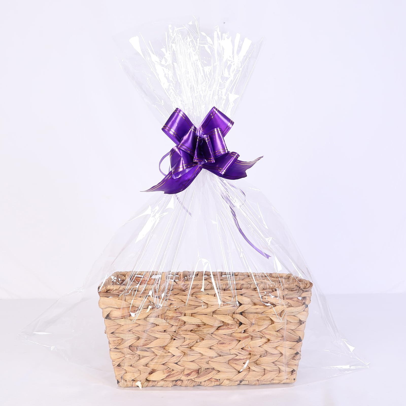 TORMAYS HOME ready-to-fill basket with ribbon speeds elegant gifting