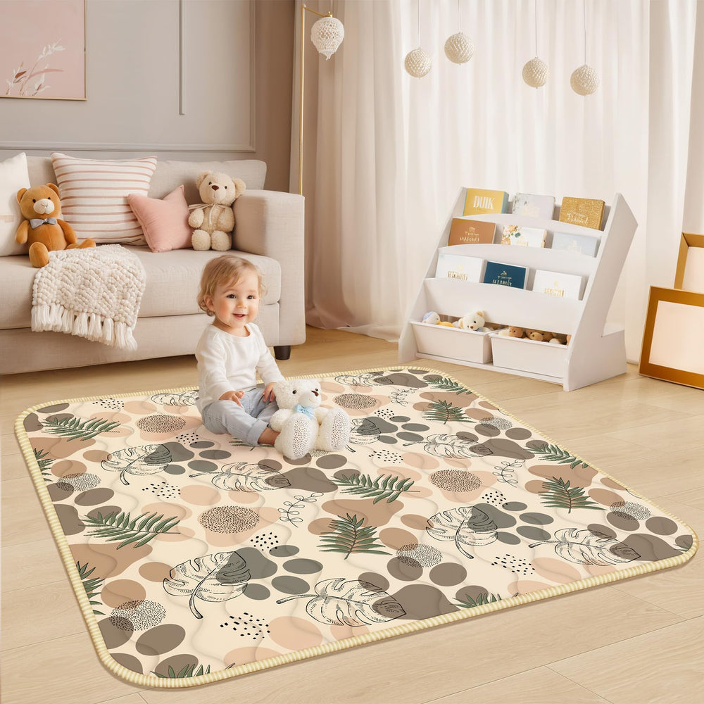 TOSELBAI baby mat in a 50x50 playpen providing a soft, safe play space