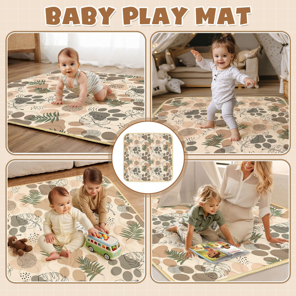 TOSELBAI baby mat in use promotes supervised, joyful play sessions