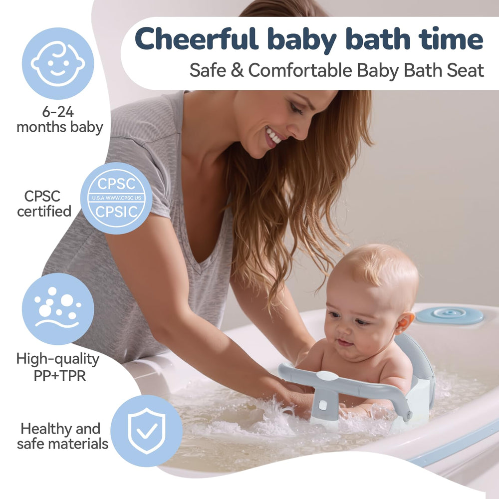TOSGN Bath Seat mesh cushion with drainage holes dries quickly