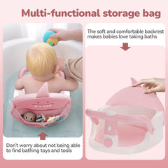 TOSGN bath seat mesh cushion close-up with drainage holes for quick dry