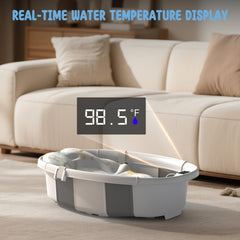 TOSGN soft cushion supports baby's spine for comfort during bath time.