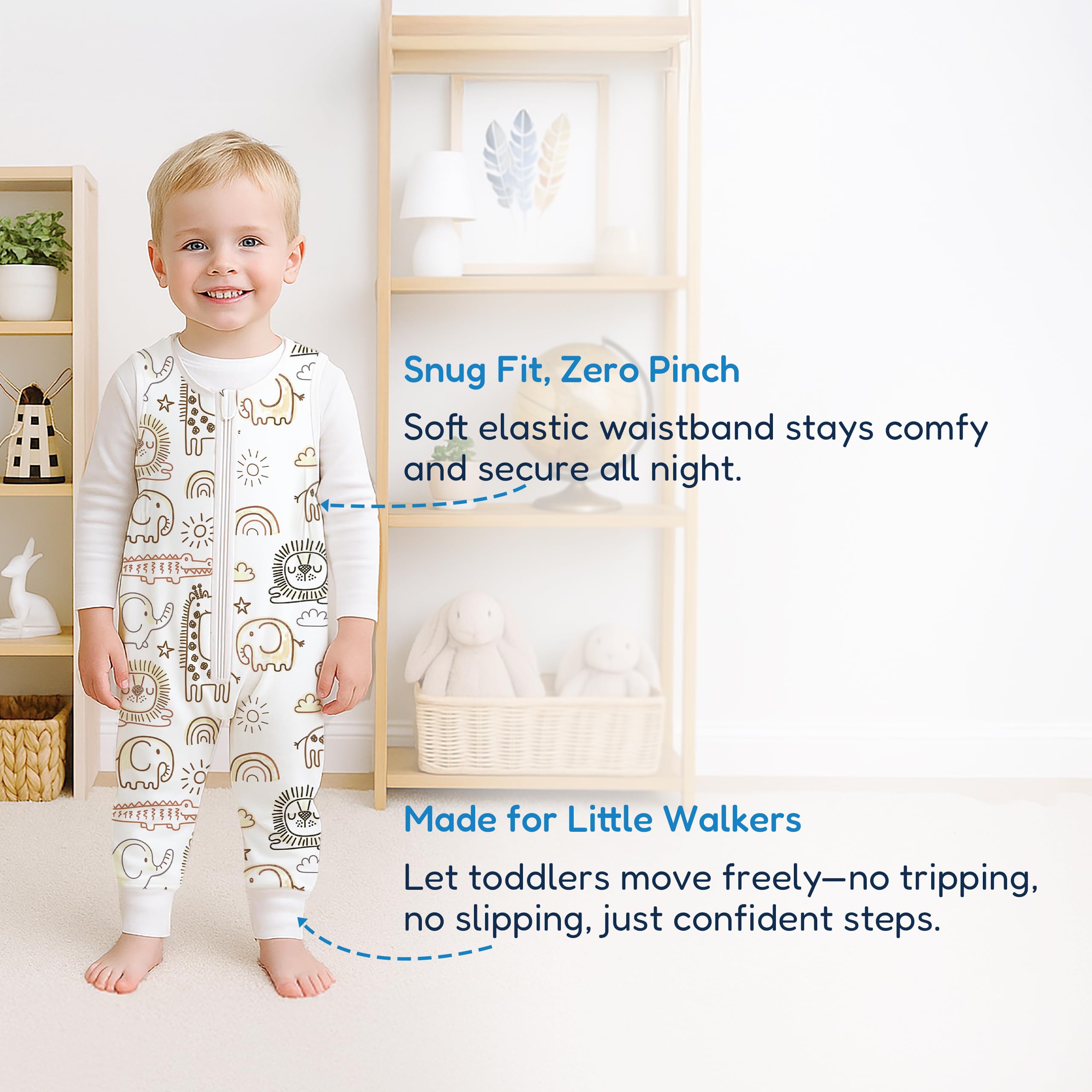 TotAha 2T-3T size offers generous growth room for toddlers.