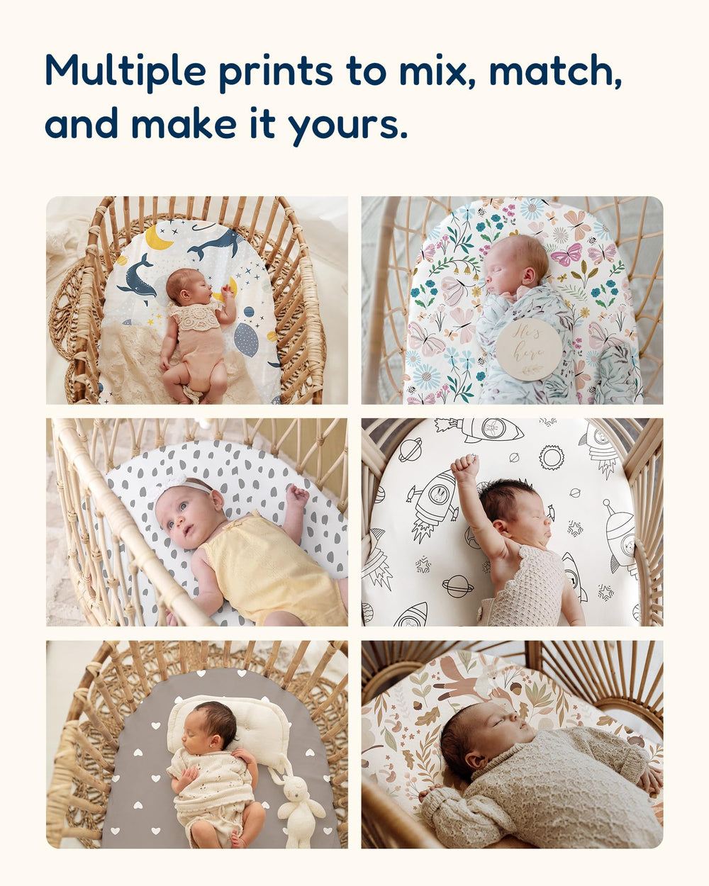 Secure fit design for SNOO bassinet keeps sheets in place